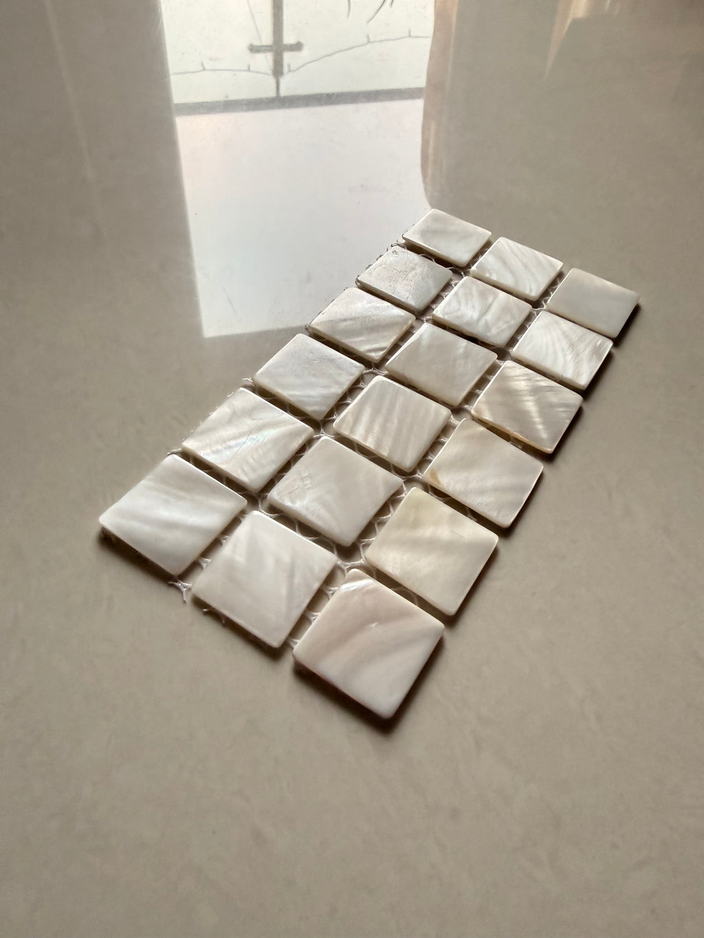 Finished mother of pearl inlay trinket tray cast with Artriso Calso eco resin