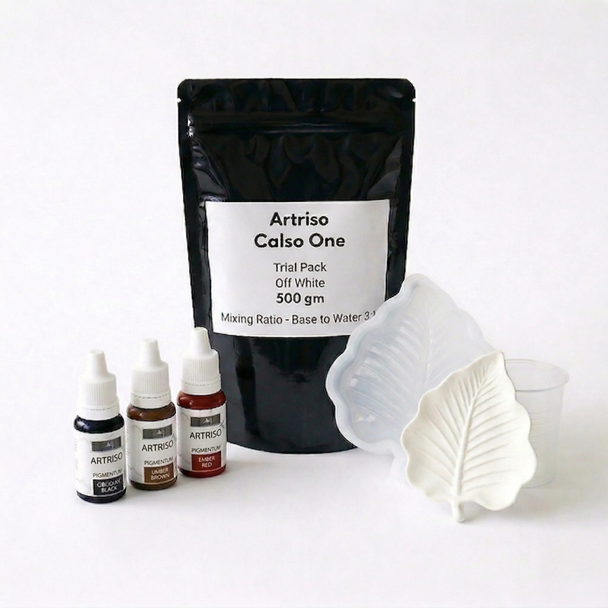 Artriso Calso One Trial Kit — eco resin starter kit with mould and sealer