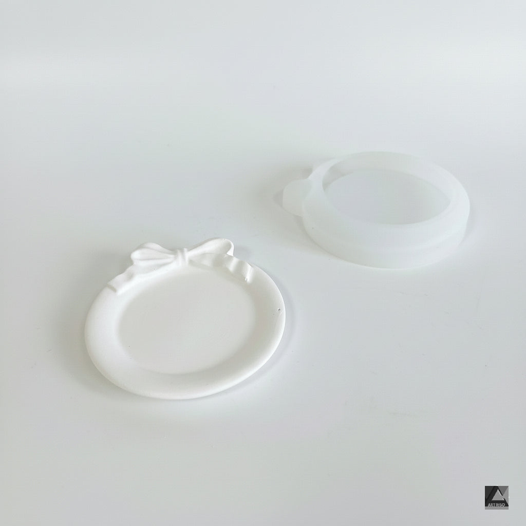 Artriso Bow Trinket Tray silicone mould for eco resin
