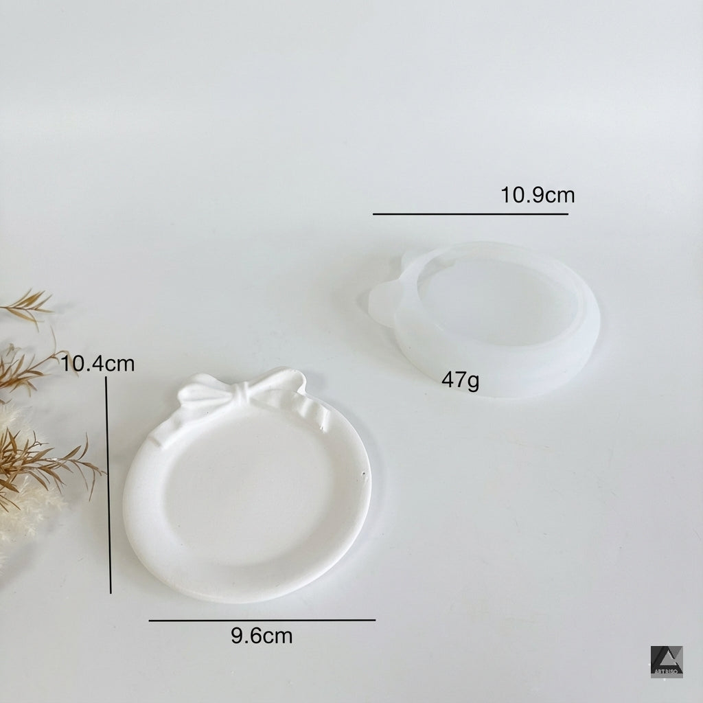 Bow Trinket Tray mould — cast decorative trays with Calso eco resin