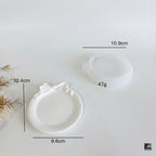 Bow Trinket Tray mould — cast decorative trays with Calso eco resin