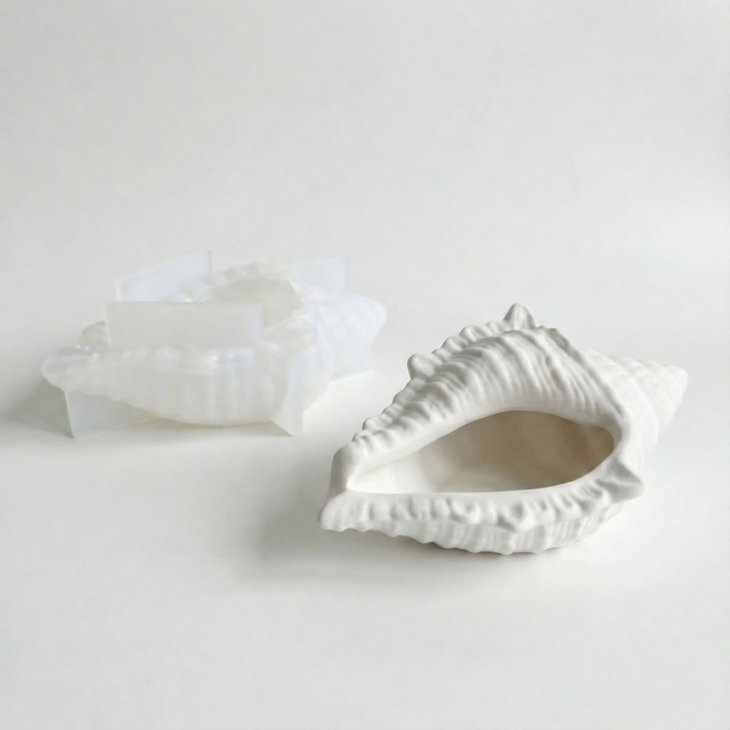 Artriso Conch Shell silicone mould for eco resin and concrete casting