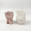Artriso Girl Planter Pot silicone mould for eco resin casting
