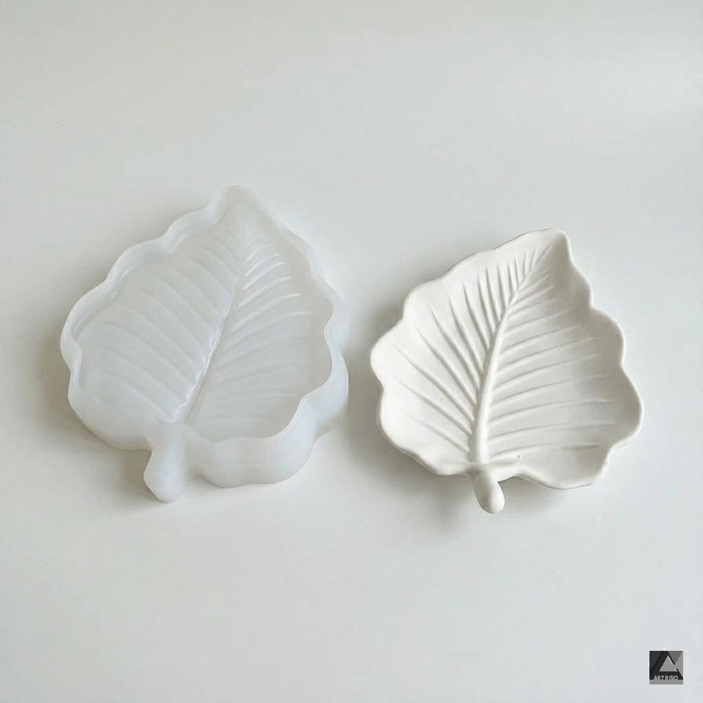 Artriso Leaf Dish silicone mould for eco resin and concrete casting