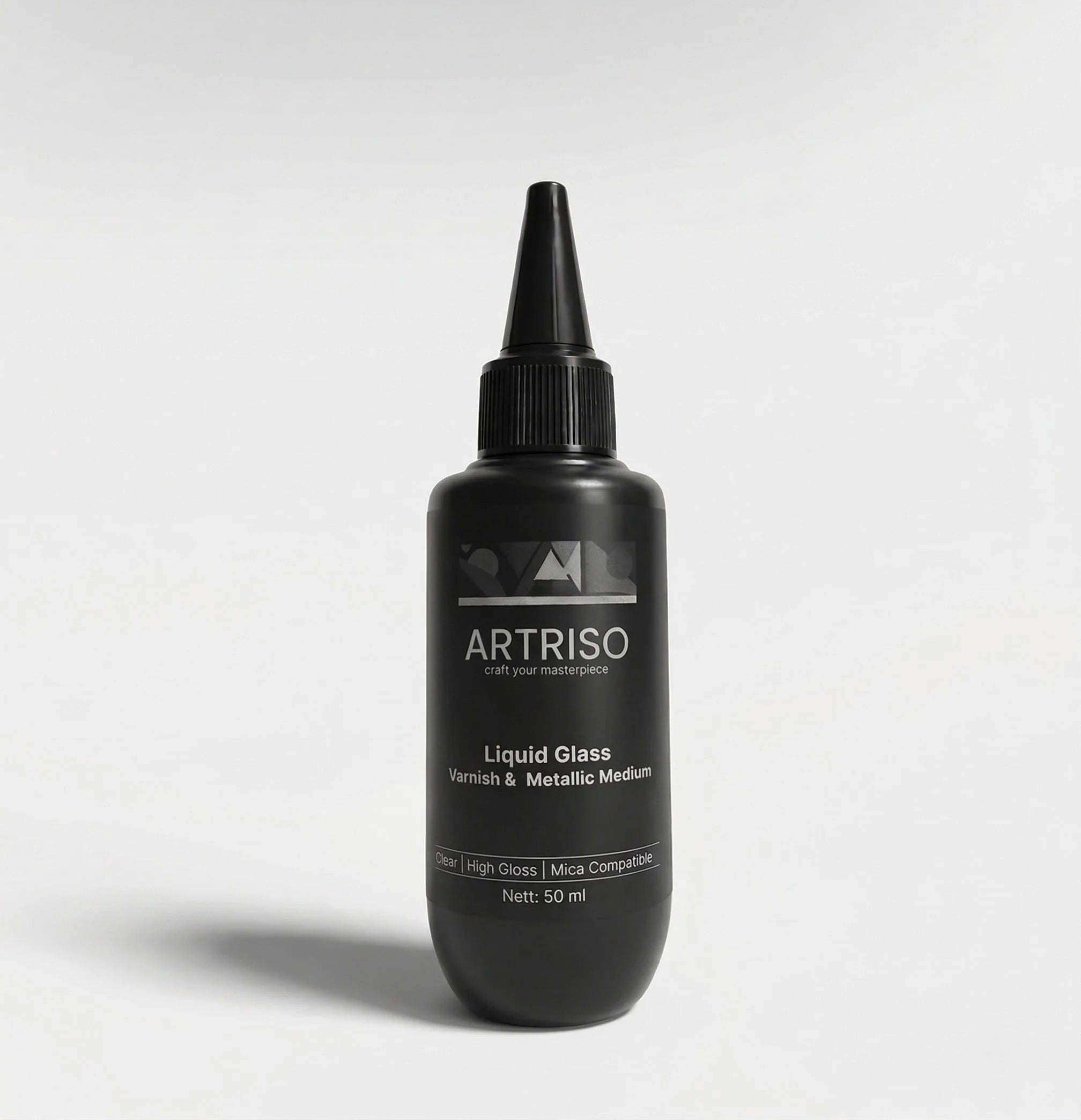 Artriso Liquid Glass Varnish 50ml — ultra high-gloss eco resin sealer