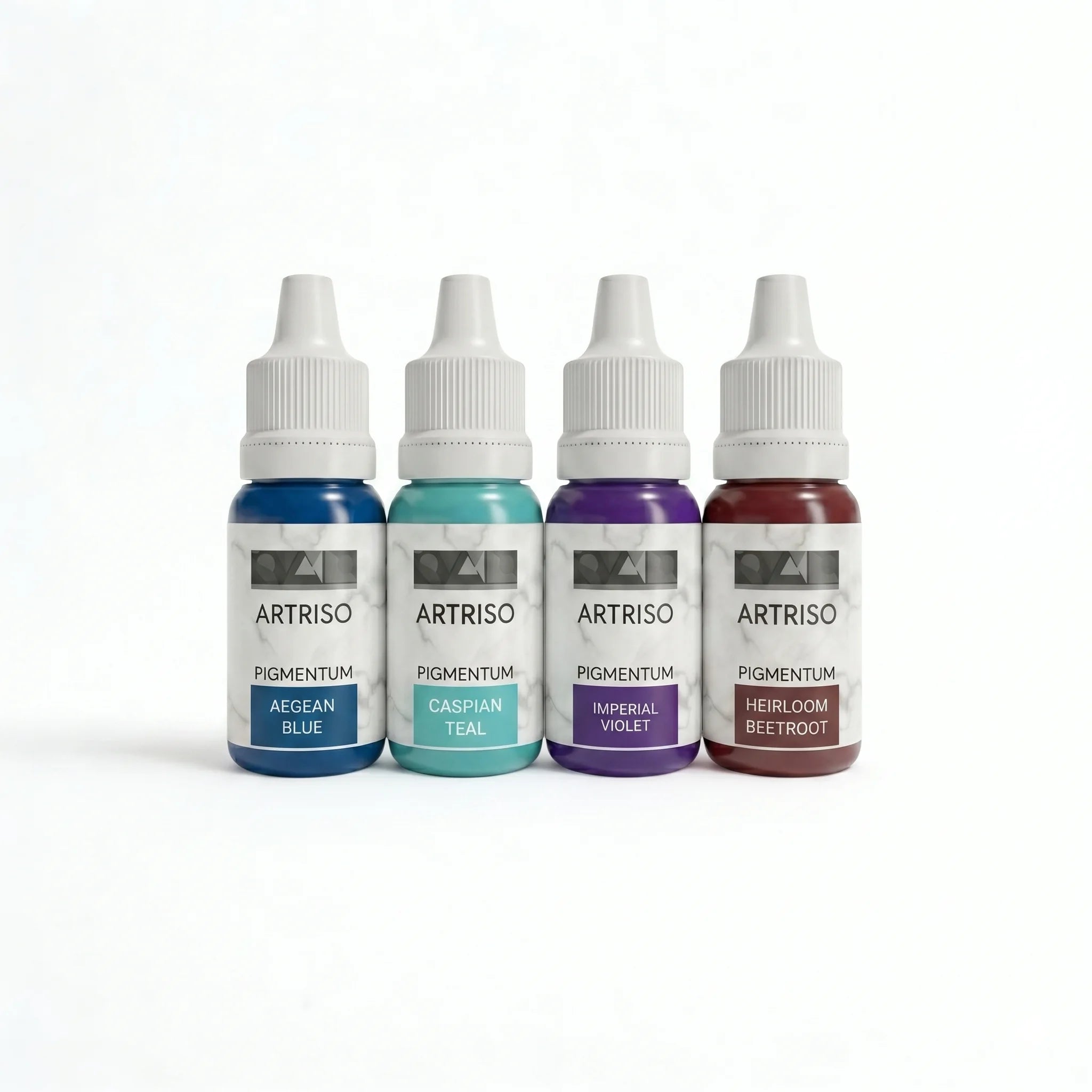Artriso Jewel pigment set for eco resin - rich jewel-toned oxide pigments