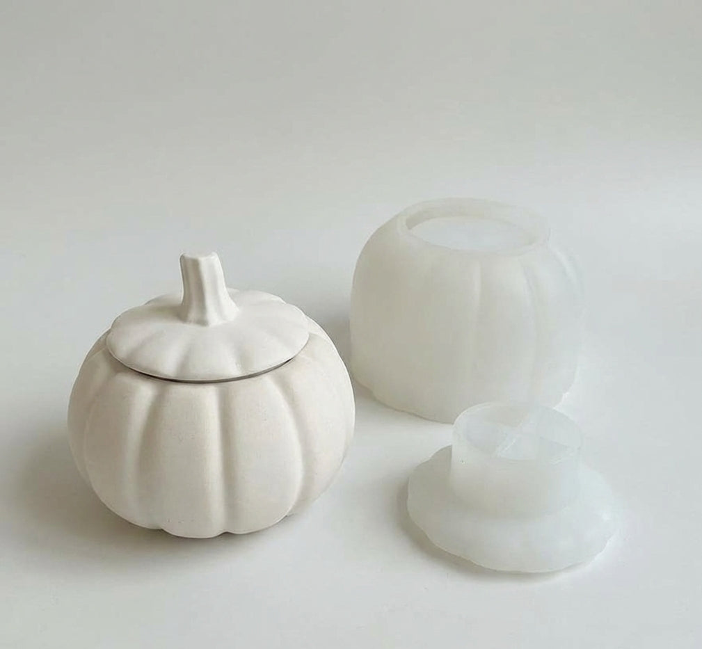 Artriso Pumpkin Jar silicone mould for eco resin and candle making