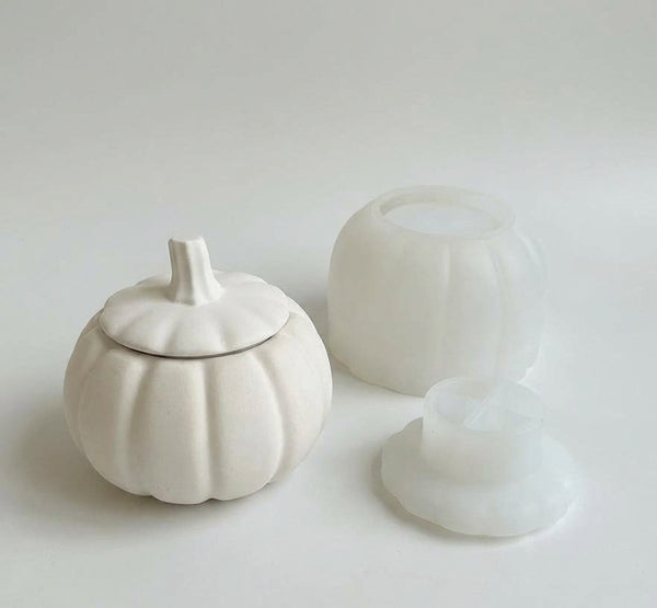 Artriso Pumpkin Jar silicone mould for eco resin and candle making