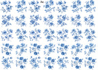 Vintage botanical decal stickers for Calso eco resin projects