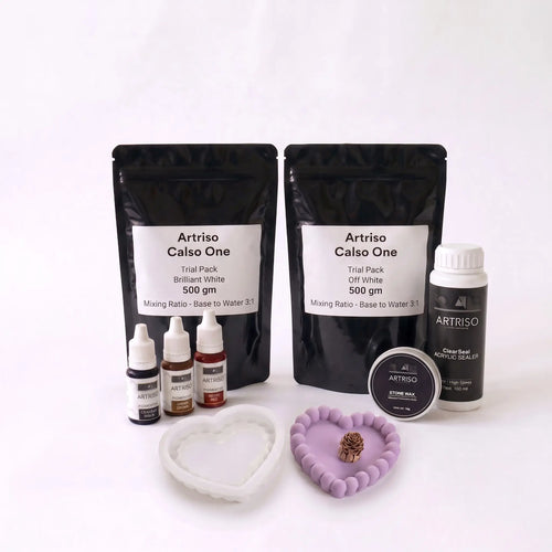 Artriso Calso One Trial Kit — eco resin starter kit with mould and sealer