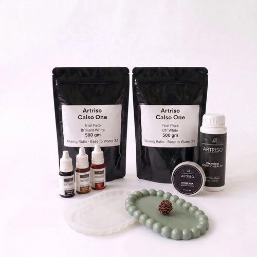 Artriso Calso One Trial Kit — eco resin starter kit with mould and sealer