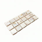 Mother of pearl tiles for eco resin inlay and terrazzo effects