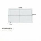 Rectangle trinket tray mould for mother of pearl eco resin inlay