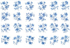 Vintage flowers decal sticker design — Artriso Set 1 for eco resin and glass